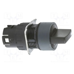1 pcs x SCHNEIDER ELECTRIC - ZB6AD28 - Switch: rotary, 16mm, Stabl.pos: 2, black, none, Pos: 2, -40÷70°C