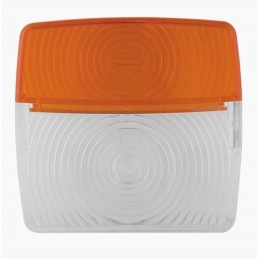 Front lamp shade LT4 white and orange