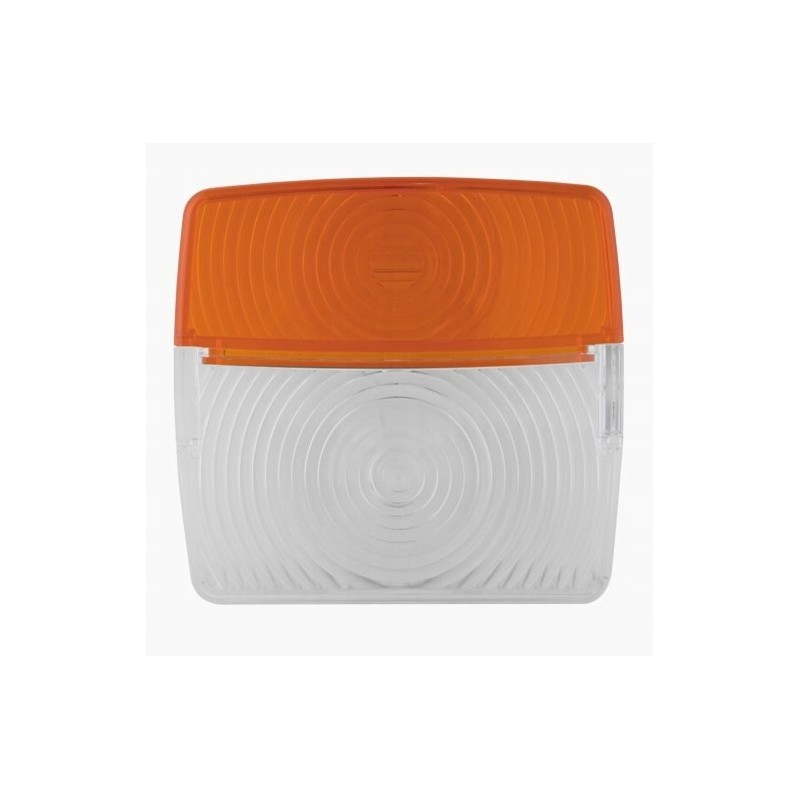 Front lamp shade LT4 white and orange