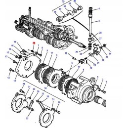 Massey Ferguson handbrake spring 3052320m