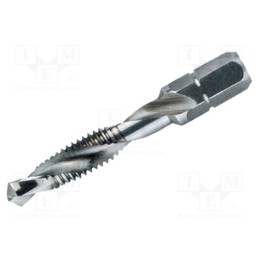 1 pcs x WIHA - 27900 SB7807006044 - Tap, M6, 44mm, metal,plastic, Mounting: 1/4' (C6,3mm)