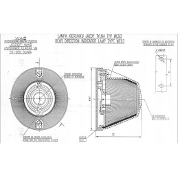 Direction indicator, yellow, 93 meters high