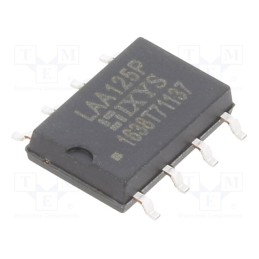 1 pcs x IXYS - LAA125P - Relay: solid state, SPST-NO x2, Icntrl max: 50mA, 170mA, 16Ω, SMT