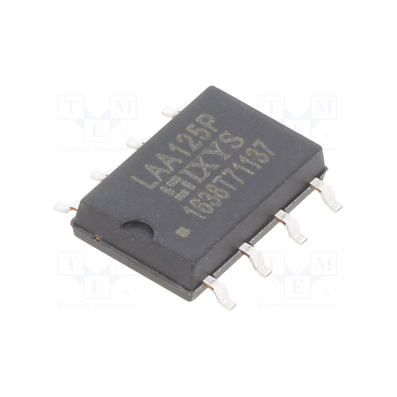 1 pcs x IXYS - LAA125P - Relay: solid state, SPST-NO x2, Icntrl max: 50mA, 170mA, 16Ω, SMT