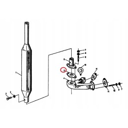 Ursus c 330 muffler tip gasket 50005360