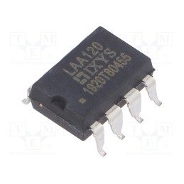 1 pcs x IXYS - LAA120S - Relay: solid state, SPST-NO x2, Icntrl max: 50mA, 170mA, 20Ω, SMT