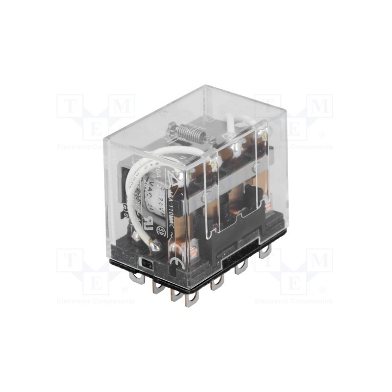 1 pcs x OMRON - LY4 24VAC - Relay: electromagnetic, 4PDT, Ucoil: 24VAC, Icontacts max: 10A