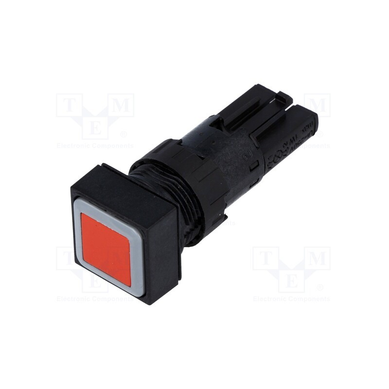 1 pcs x EATON ELECTRIC - Q18D-RT - Switch: push-button, 16mm, Stabl.pos: 1, red, Pos: 2, -25÷70°C