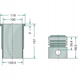 Engine repair kit 38021025 granite