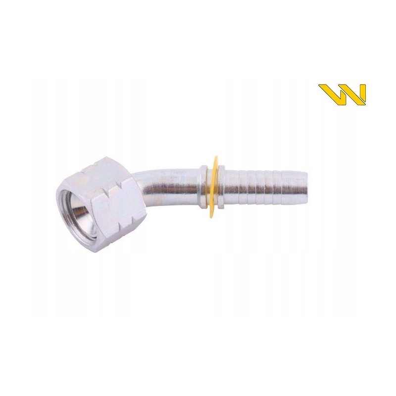 Hydraulic fitting dkj45 dn08 9 16 18 unf waryn