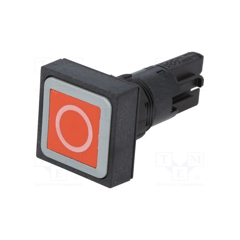 1 pcs x EATON ELECTRIC - Q25D-10 - Switch: push-button, 16mm, Stabl.pos: 1, red, Pos: 2, -25÷70°C