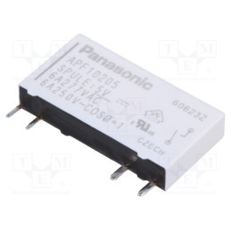 1 pcs x PANASONIC - APF10205 - Relay: electromagnetic, SPST-NO, Ucoil: 5VDC, Icontacts max: 6A