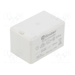 1 pcs x FINDER - 66.22.9.024.0300 - Relay: electromagnetic, DPST-NO, Ucoil: 24VDC, Icontacts max: 30A