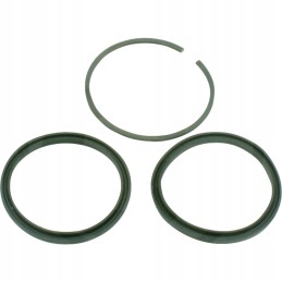 Set of rings for hydraulic lift piston