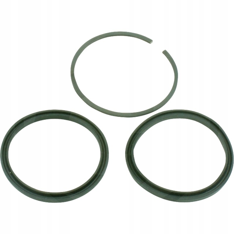 Set of rings for hydraulic lift piston
