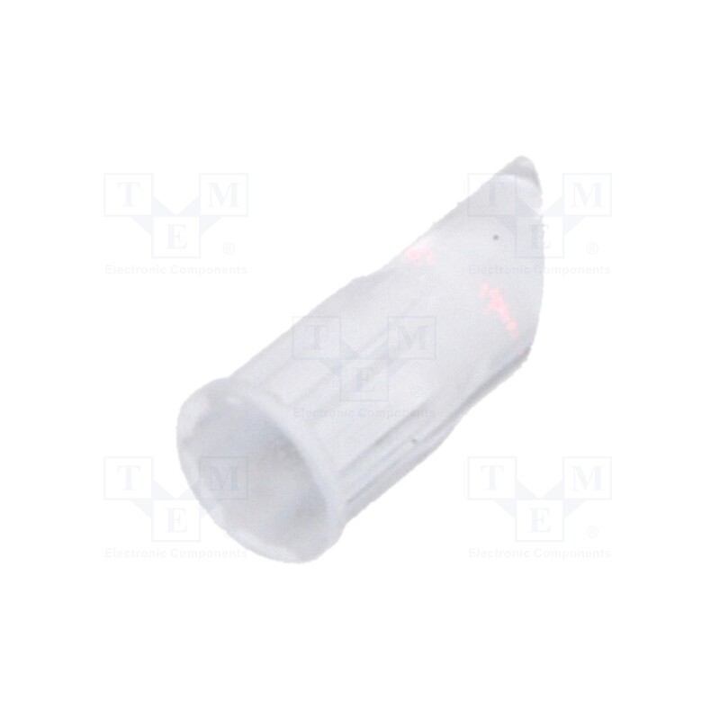 5 pcs x MENTOR - 1282.12 - Fiber for LED, round, Ø3.2mm, Front: flat, angular