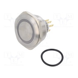 1 pcs x ONPOW - LAS1GQ30-11E/Y/24V/S - Switch: vandal resistant, Pos: 2, SPDT, 3A/220VAC, 5A/24VDC, IP65