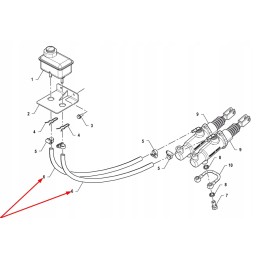 P5s43701101 brake hose