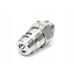 Hydraulic quick connector, Euro plug M18x1, 5 threads