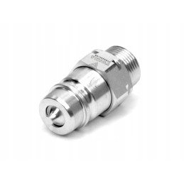 Hydraulic quick connector, Euro plug M22x1, 5 threads