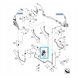 Hydraulic pump new holland t8 case magnum 4818