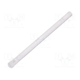 5 pcs x MENTOR - 1282.6 - Fiber for LED, round, Ø3.2mm, Front: flat, straight