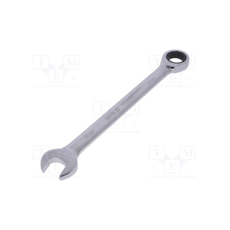 1 pcs x YATO - YT-0203 - Wrench, combination spanner,with ratchet, 25mm