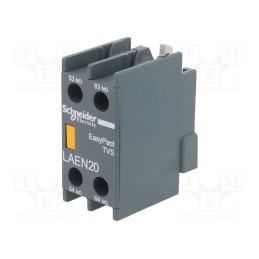 1 pcs x SCHNEIDER ELECTRIC - LAEN20 - Auxiliary contacts, Series: EasyPact TVS, Leads: screw terminals