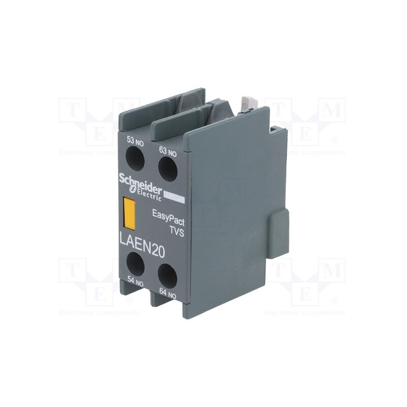 1 pcs x SCHNEIDER ELECTRIC - LAEN20 - Auxiliary contacts, Series: EasyPact TVS, Leads: screw terminals
