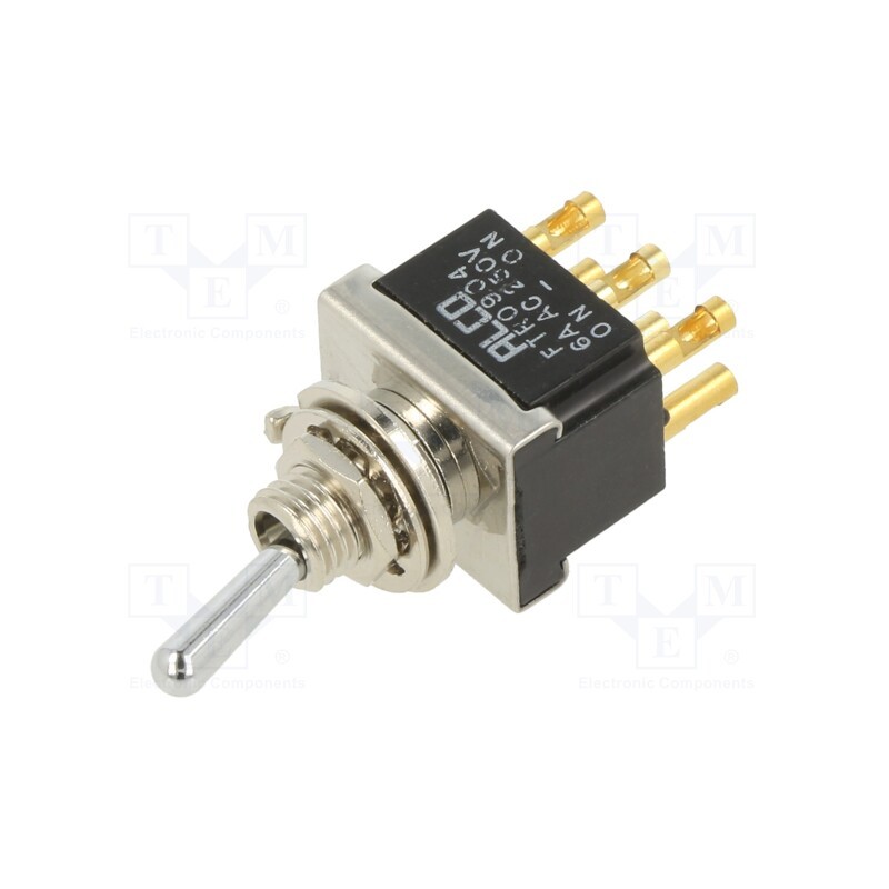 1 pcs x TE Connectivity - 4-6437630-4 - Switch: toggle, Pos: 2, DPDT, ON-(ON), 6A/250VAC, -20÷70°C, 10mΩ