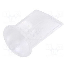 5 pcs x MENTOR - 1293.12 - Fiber for LED, round, Ø5mm, Front: flat, angular