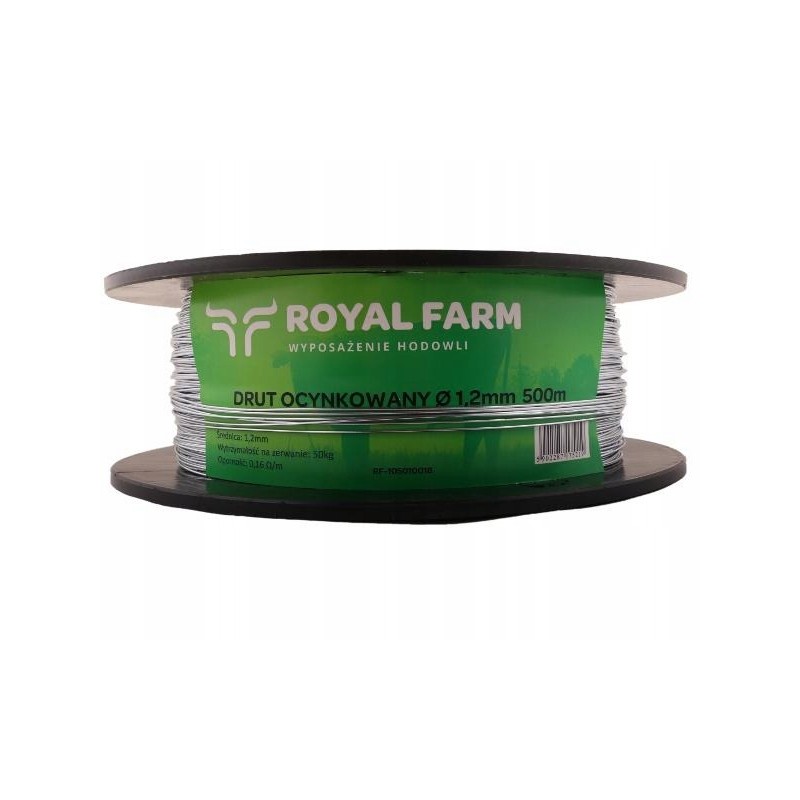 Shepherd wire 500m galvanized 1 2 mm royal