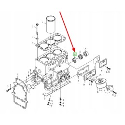 Km485qb 01114 camshaft sleeve