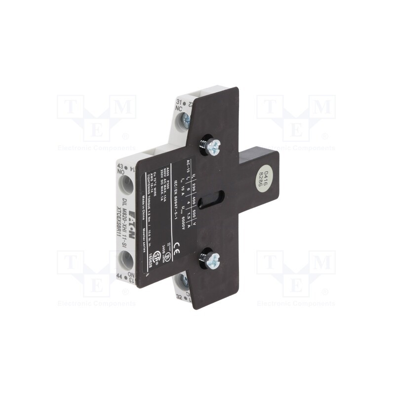 1 pcs x EATON ELECTRIC - DILM820-XHI11-SI - Auxiliary contacts, Series: DILM250, Leads: screw terminals