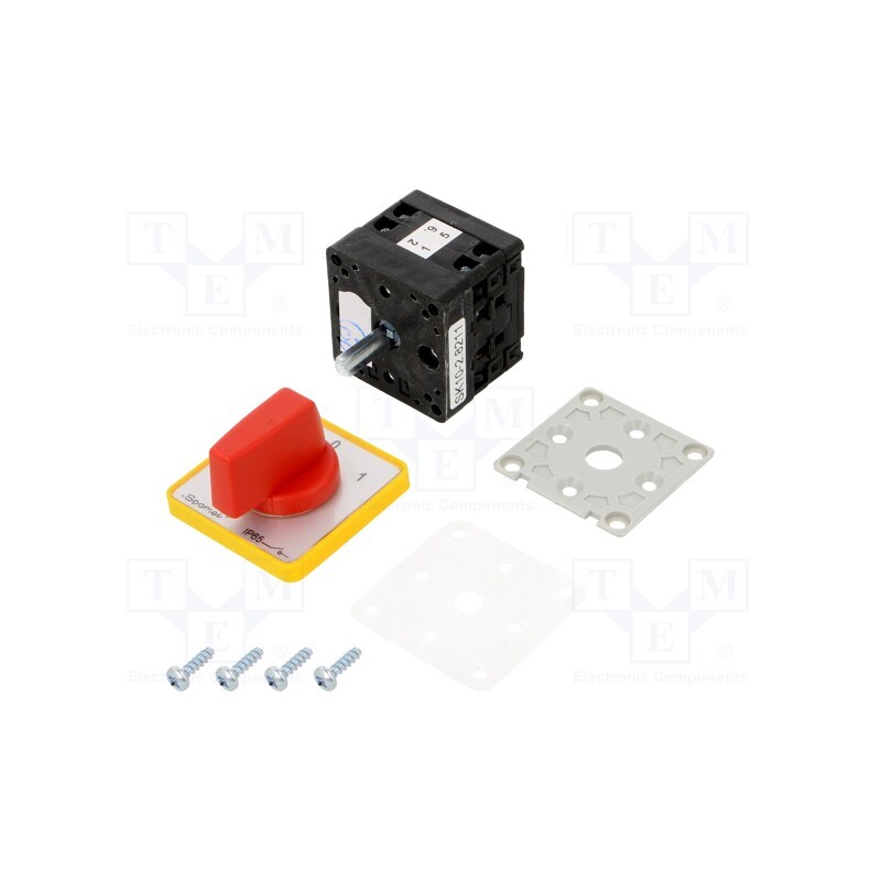 1 pcs x SPAMEL - SK10-2.8211\P04 - Switch: cam switch, Stabl.pos: 2, 10A, 0-1, for building in, Pos: 2
