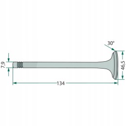 John Deere 38012063 granite intake valve