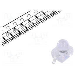 2 pcs x VISHAY - TSMF1020 - IR transmitter, 890nm, transparent, 35mW, 17°, SMD, 100mA, 1.3÷1.5V