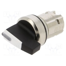 1 pcs x SIEMENS - 3SU1052-2CM60-0AA0 - Switch: rotary, 22mm, Stabl.pos: 1, white, depending on the holder