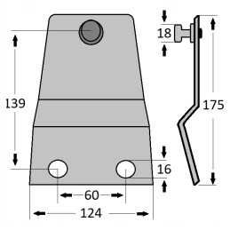 Fella Niemeyer Lawnmower Blade Holder