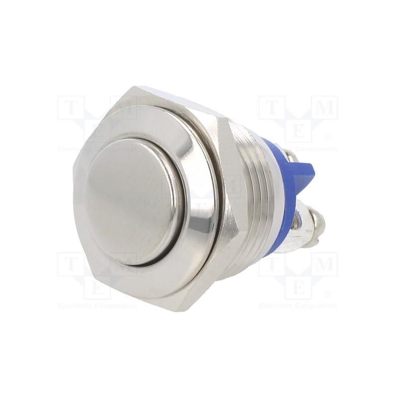 1 pcs x BULGIN - MP0042/3 - Switch: vandal resistant, Pos: 2, SPST, 2A/48VDC, IP65, OFF-(ON)