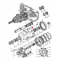 Sealing ring mf 1610188m1 replacement