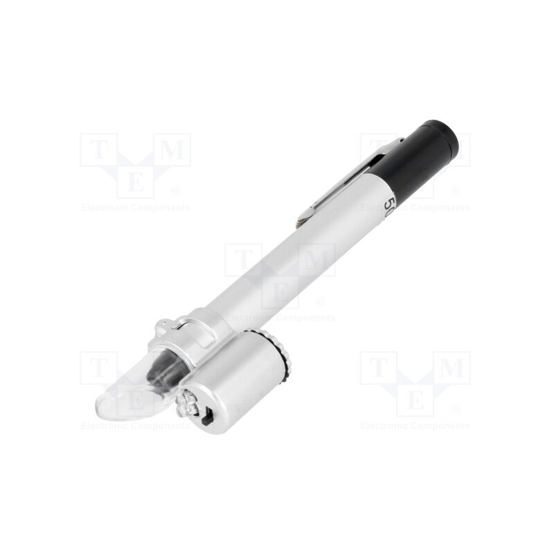 1 pcs x NEWBRAND - NB-MIKR-50 - Hand microscope, Mag: x50, Power supply: battery LR927 x3, Ø: 12mm