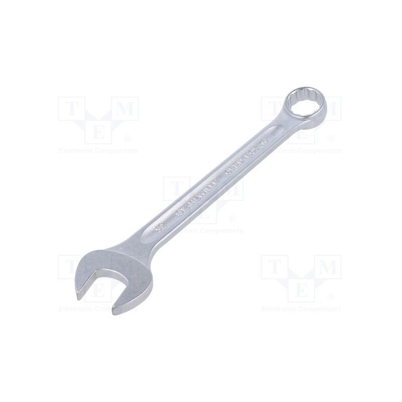 1 pcs x STAHLWILLE - 40081818 - Wrench, combination spanner, 18mm, chromium plated steel