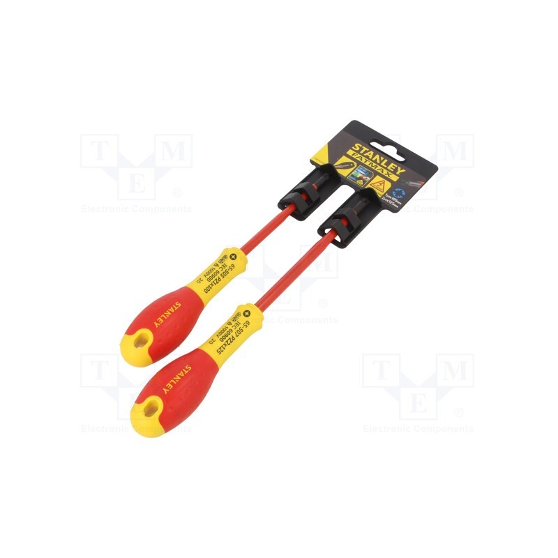 1 set x STANLEY - FMHT0-62649 - Kit: screwdrivers, insulated, 1kVAC, PlusMinus cross PZ-type