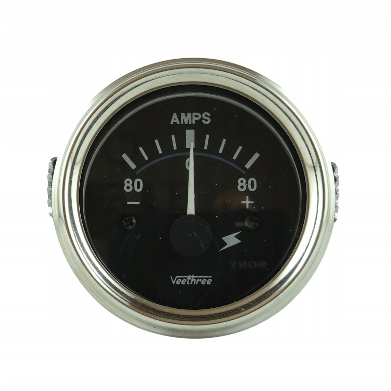 Universal ammeter 80 0 80a veethree fi 60mm