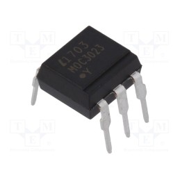 2 pcs x LITEON - MOC3023 - Optotriac, 5kV, Uout: 400V, without zero voltage crossing driver