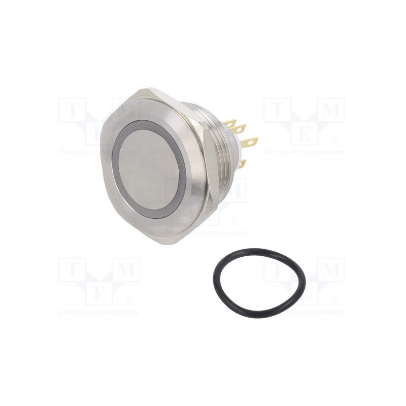 1 pcs x ONPOW - LAS1GQ30-11E/Y/12V/S - Switch: vandal resistant, Pos: 2, SPDT, 3A/220VAC, 5A/24VDC, IP65