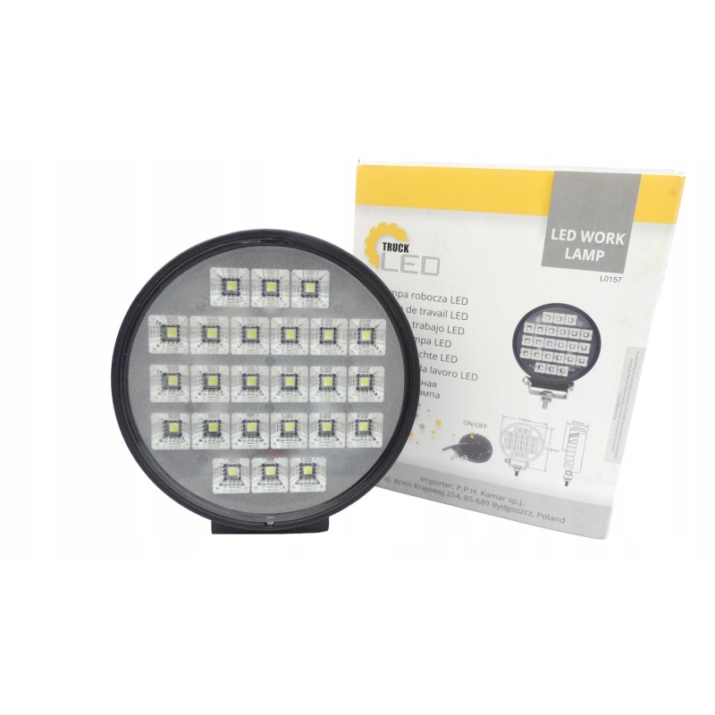 Work lamp 24LED flood switch 12 24v 3600lm