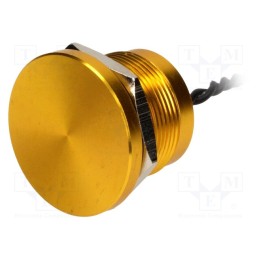 1 pcs x ONPOW - PS223P10YGD1 - Switch: piezoelectric, Pos: 2, SPST-NO, 0.2A/24VAC, 0.2A/24VDC