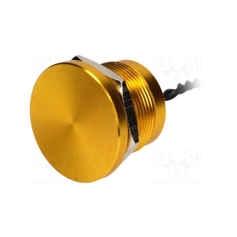 1 pcs x ONPOW - PS223P10YGD1 - Switch: piezoelectric, Pos: 2, SPST-NO, 0.2A/24VAC, 0.2A/24VDC